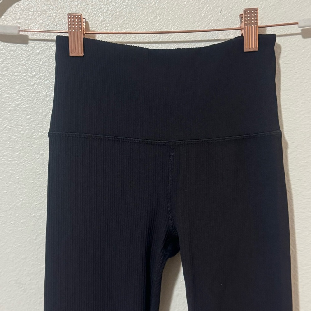 Athleta Leggings Black Elation Rib Tight Ultra High Rise Tights XS $89 - Picture 4 of 12